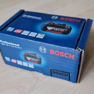 Bosch Akku GBA 18 Volt / 4,0 Ah M-C Professional - 1600Z00038 neu