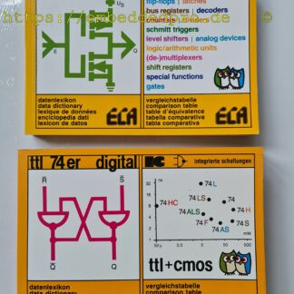cmos4000 IC ttl74er digital ECA Datenlexika und Vergleichstabellen Buch ISBN3881090401  ISBN 3881090320 cmos ttl Taschenbuch 74'er