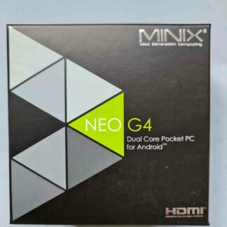 MINIX NEO-G4; Dual Core, PocketPC Cortex A9, 1GB RAM; 8GB Flash; Wifi; Remote Control; NEO-G4-108C; 5.600100005352; Android